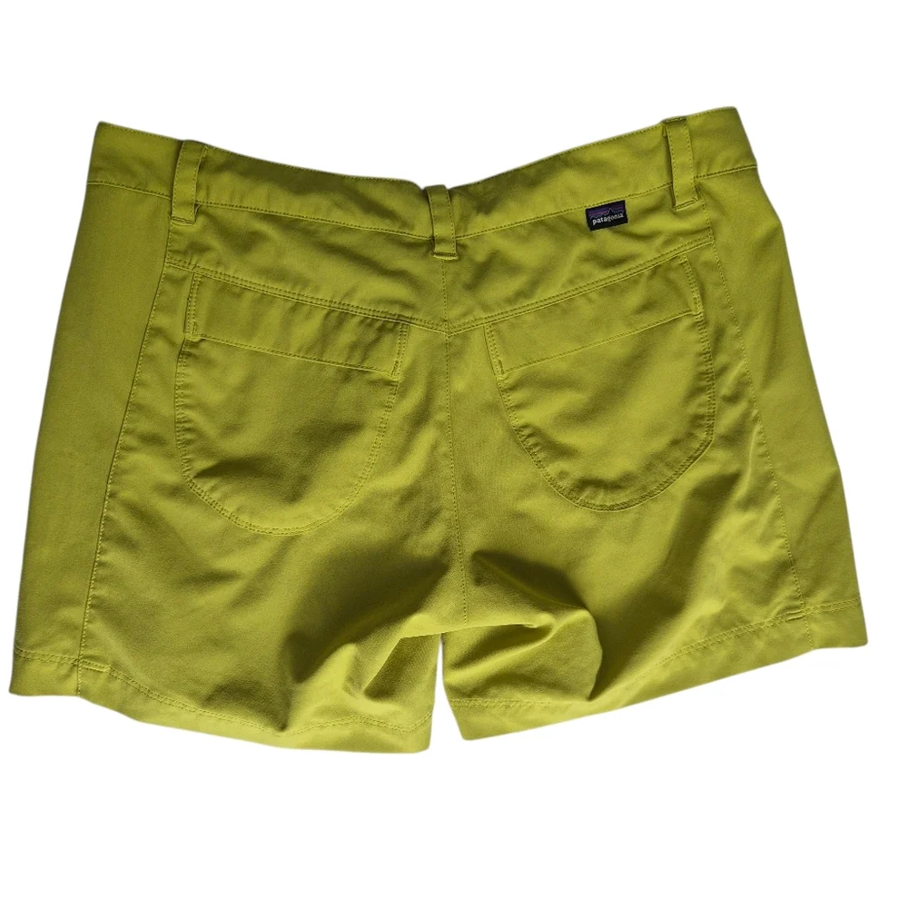Patagonia‎ W's Happy Hike Green Gorpcore Granola Girl Outdoor Shorts Size 6